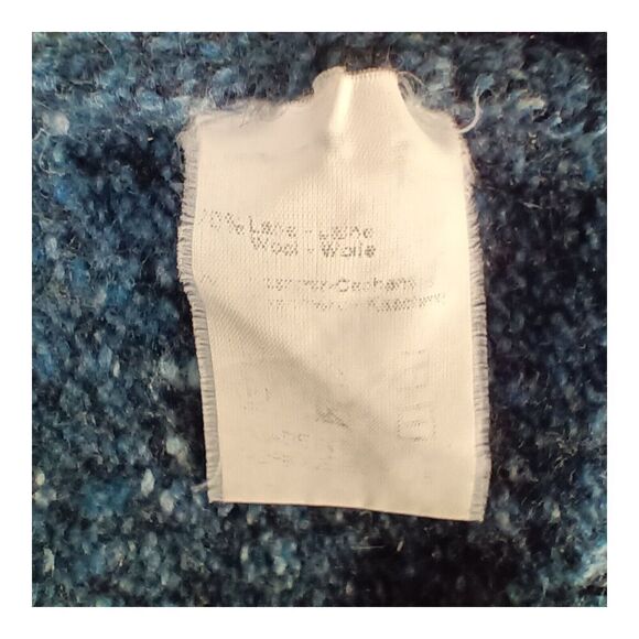 Arnys Paris Wool Sweater Knit Blue Men's XL - Picture 5 of 5